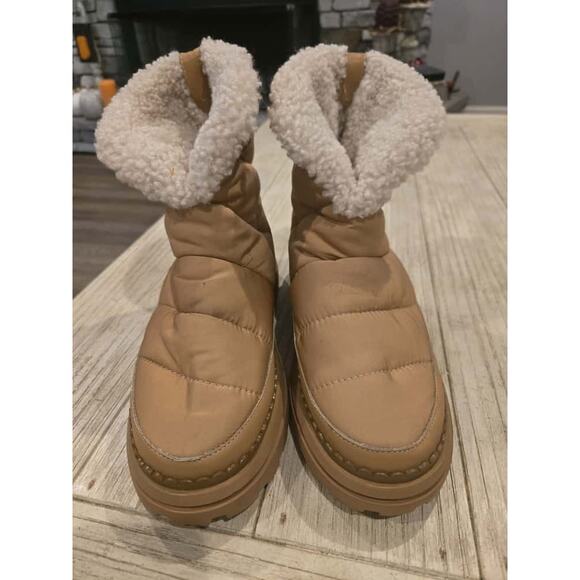 Sam Edelman Women's Brown Ankle Snow Boots Size 9.5 Winter Warm Casual - Picture 2 of 11